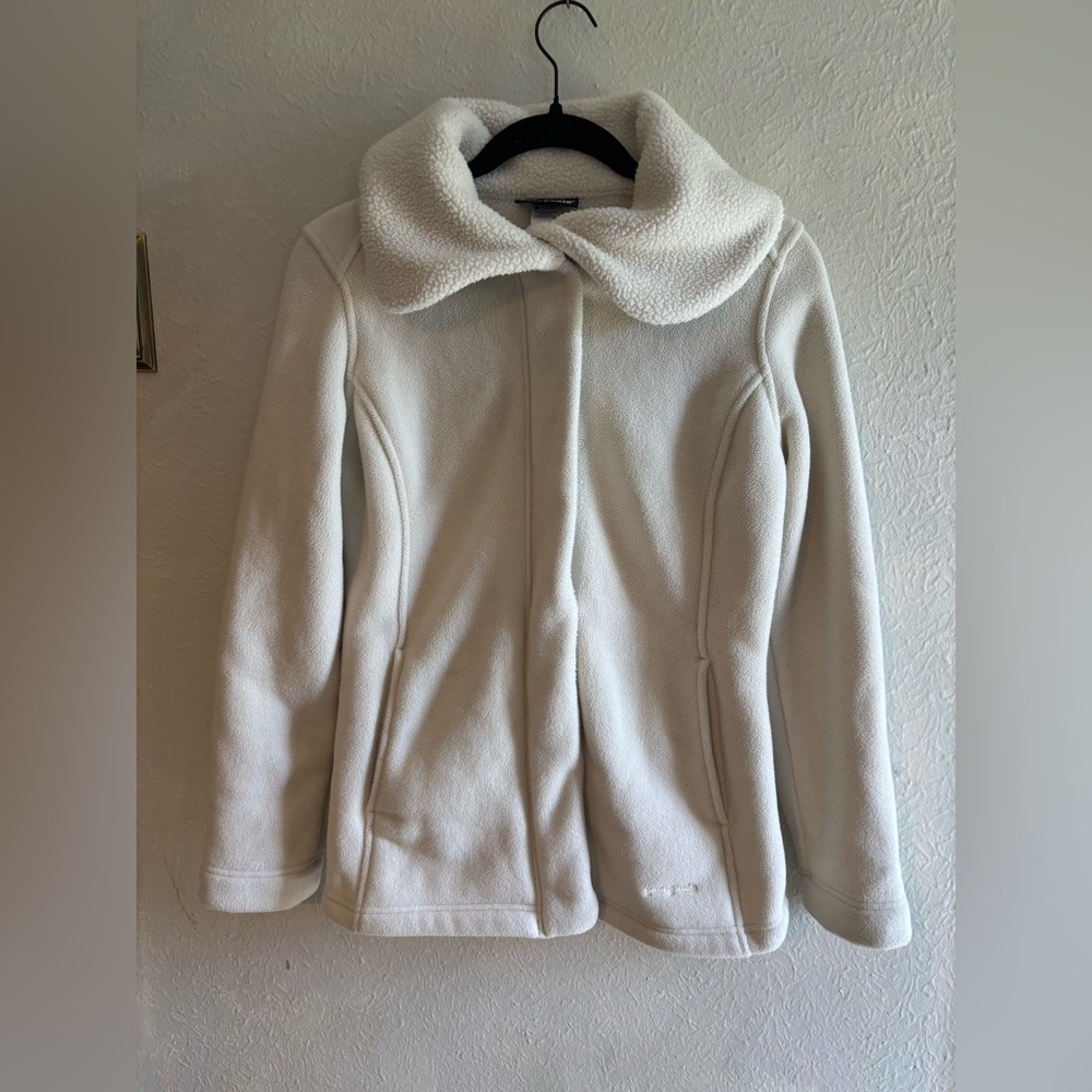 Patagonia White Fleece Jacket size S - Picture 2 of 7